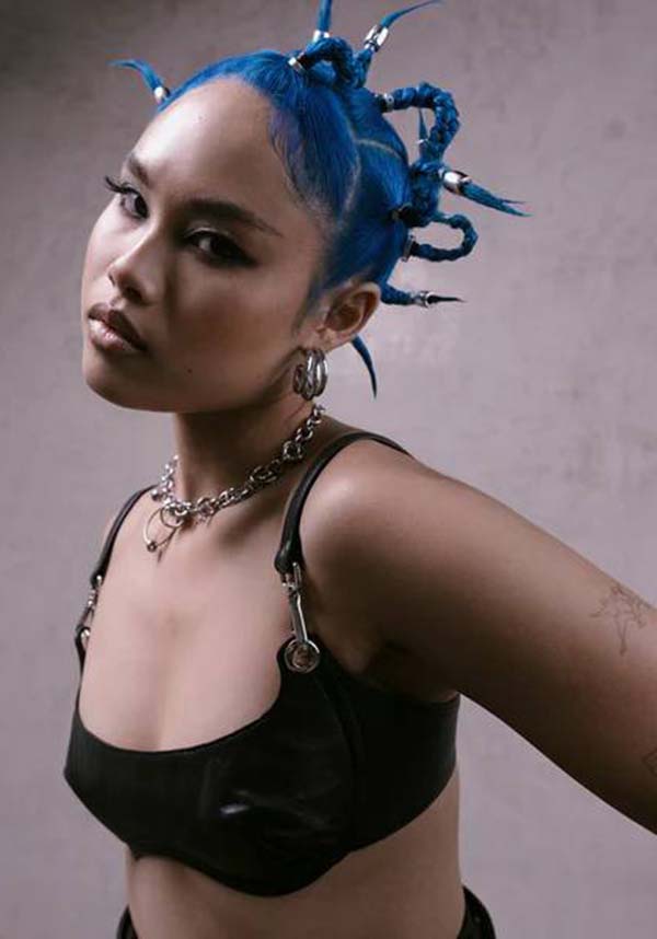Jinx Vibrant Blue Semi - Permanent Hair Colour in 165ml Bottle