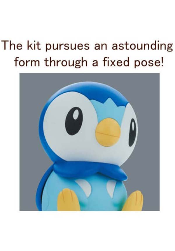 Pokemon Piplup Quick and Easy Assembly Model Kit