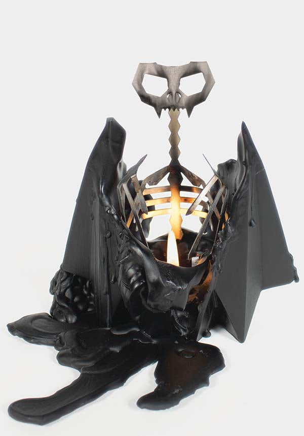 Mystical Black Blaka Bat PyroPet Candle