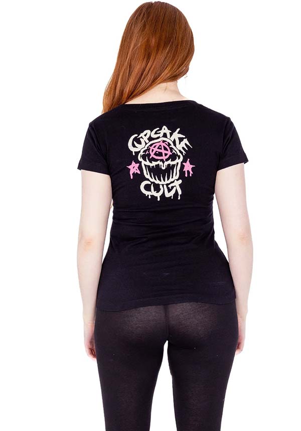Cupcake Cult's Adorable and Edgy Bat Candy Cotton T-Shirt