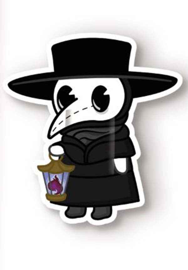 Adorable Plague Doctor Themed First - Aid Bandaids