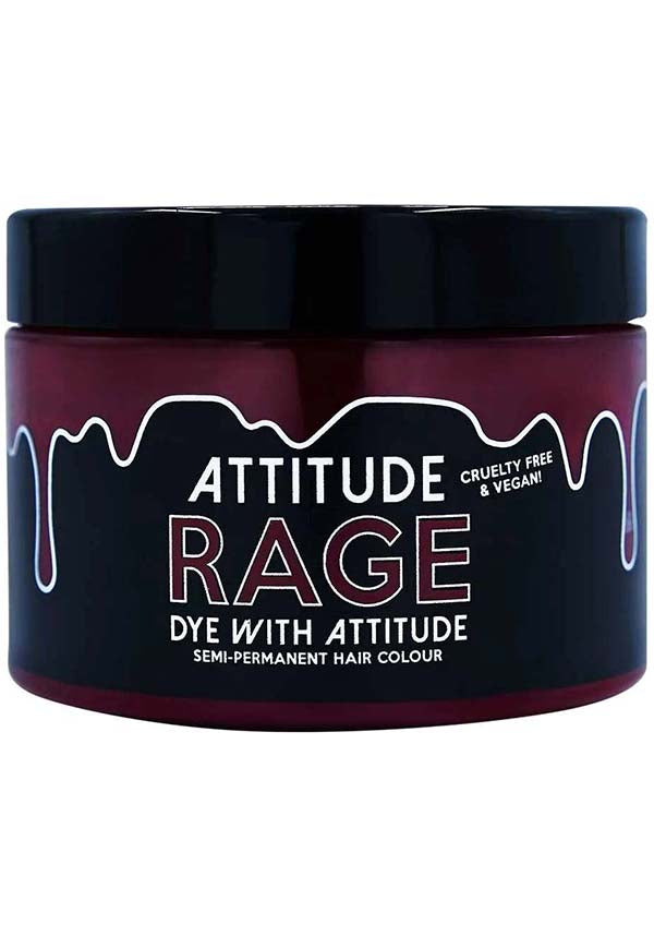 Attitude Rage Red Semi - Permanent Hair Dye, 135 ml, Vegan & Cruelty - Free