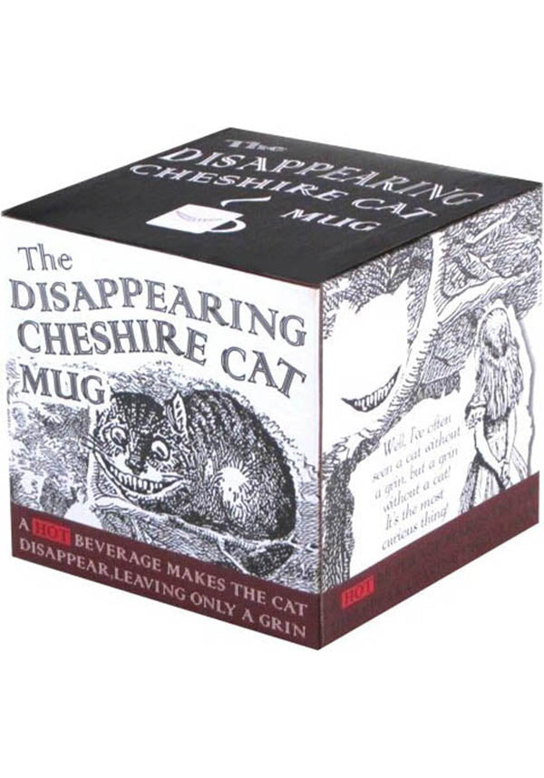 Heat - Changing Cheshire Cat Disappearing Mug: A Wonderland Delight