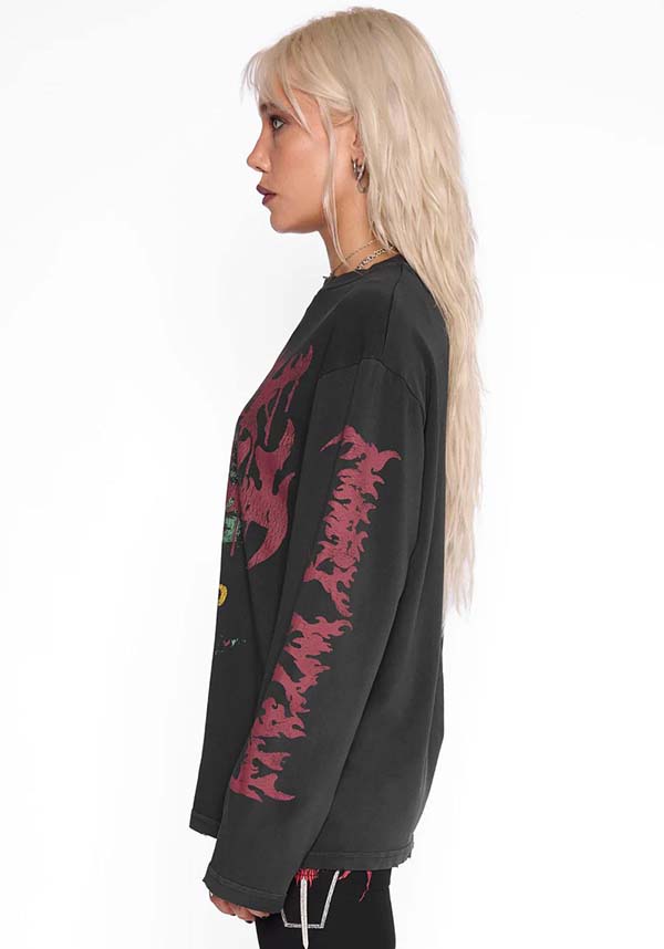 Revenant Oversized Long Sleeve Men's and Women's T-Shirt