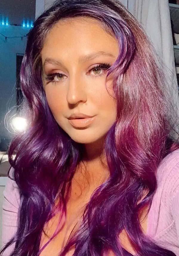 Punky Semi - Permanent Purple Hair Colour Creme for a Vibrant Look