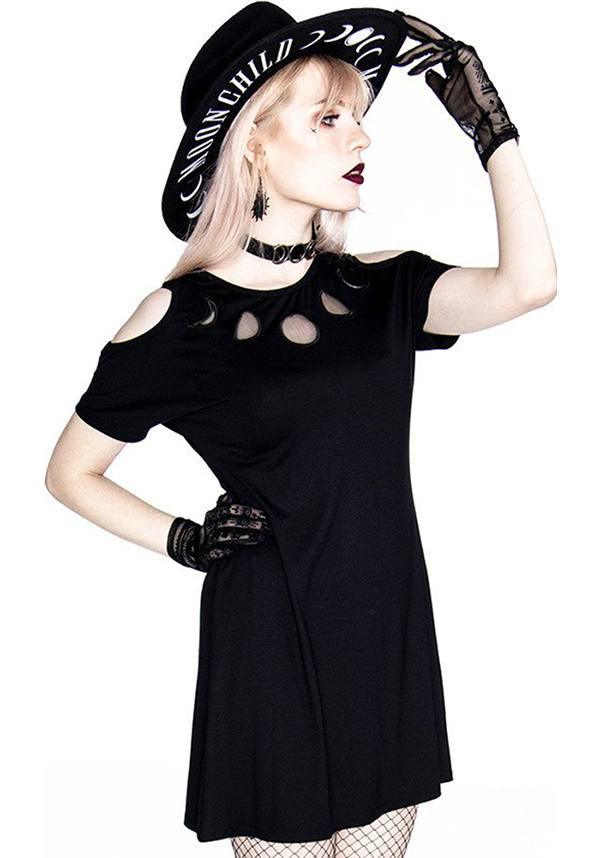 Enchanting Moon Phases Design Women's Tunic Dress