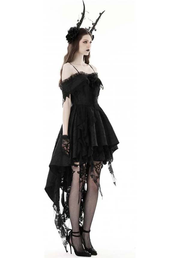 Enchanting Off - the - Shoulder Runaway Princess Polyester Dress