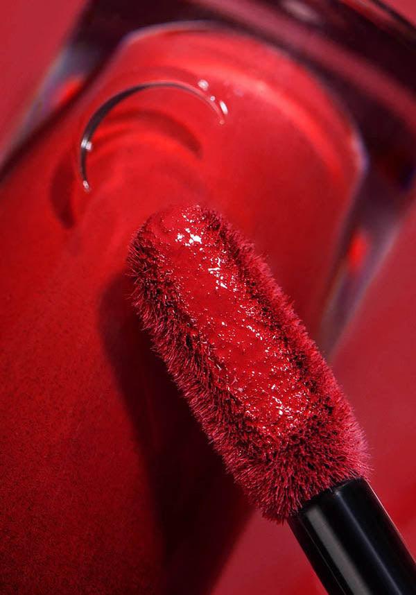 Sanguis Blue - Based Blood Red Liquid Lipstick for a Stunning 50's Look