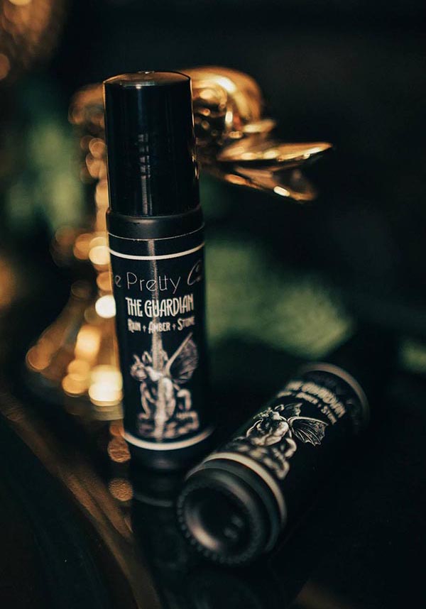 The Guardian Luxury Perfume with Rain, Amber, and Stone Scents