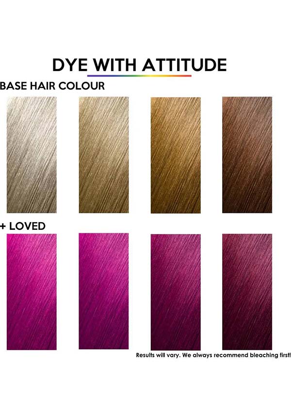 Attitude Semi - permanent Pink Hair Dye - Loved for Self - love and DIY