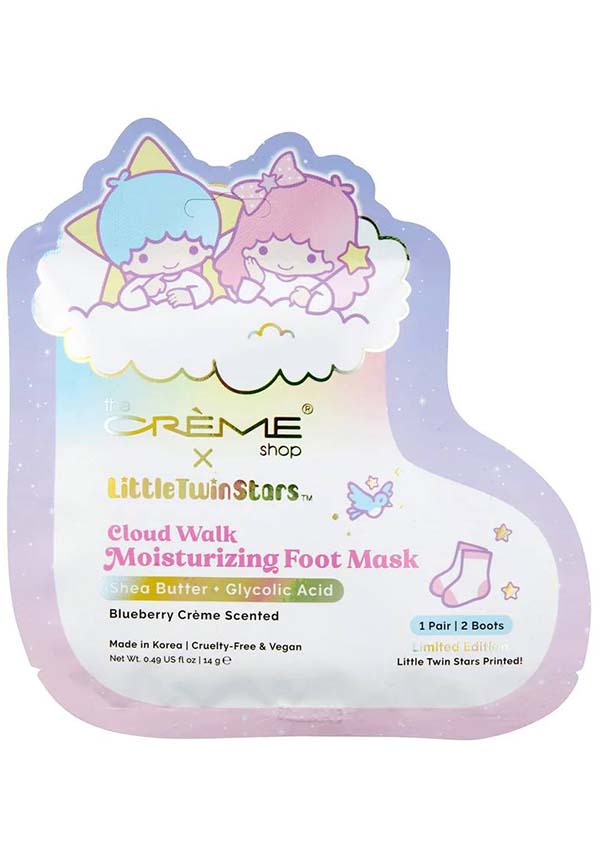 Little Twin Stars Moisturizing Foot Mask Set of Three - Cloud Walk Edition