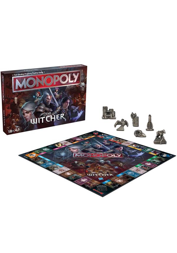 The Witcher Themed MONOPOLY - A Magical Board Game Adventure