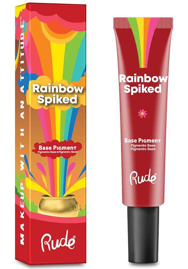 Red-Spiked Rainbow Base Pigment for Intense Makeup Color
