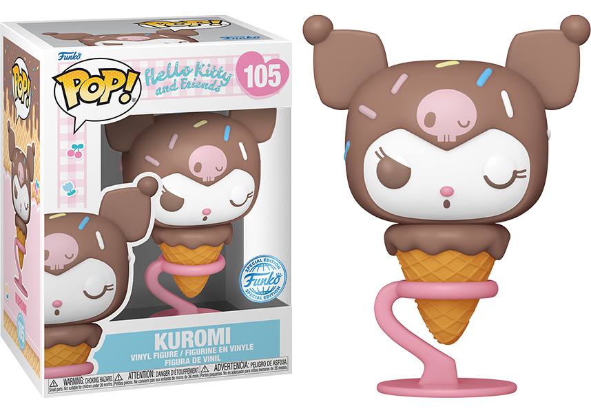 Sanrio Collectible POP! VINYL Figure: Kuromi in an Ice Cream Cone Design [Restricted Sale]