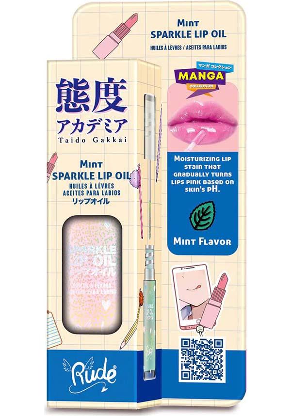 Sparkling Mint - Manga Style Lip Oil for Moisturized Lips