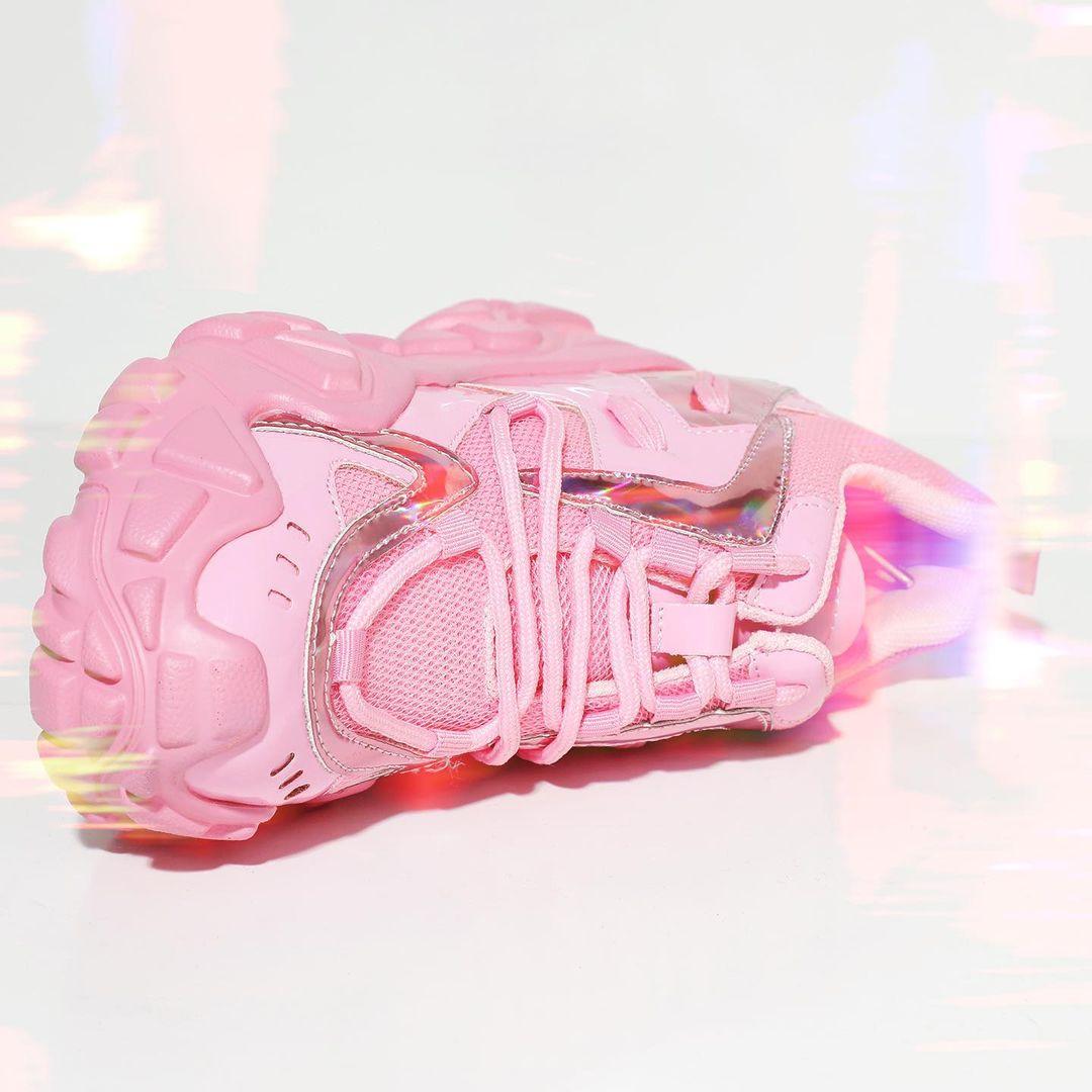 Pink Persimmon 01 Statement Sneakers for Fashion-Forward Individuals