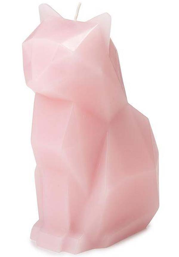 Pink Kisa Cat-Shaped Decorative Candle for Thoughtful Gifting