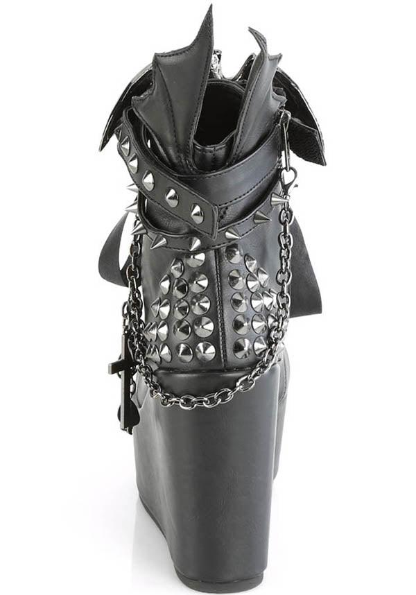 Black Poison-107 Platform Boots - Preorder Now