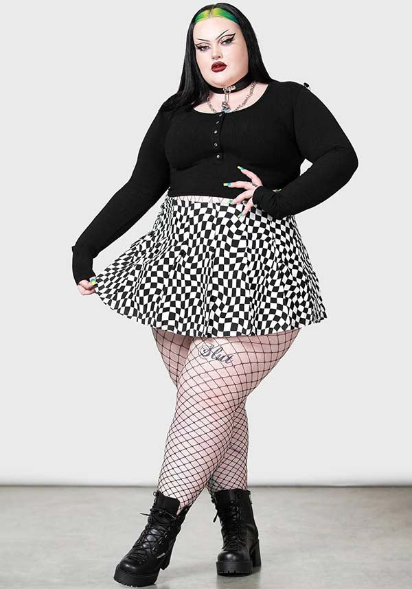 Punk and Wave Style Mini Skirt for Fashion Lovers