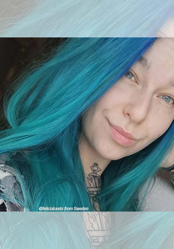 Classic Mermaid - Alluring Cool Ocean Teal Semi - Permanent Hair Color