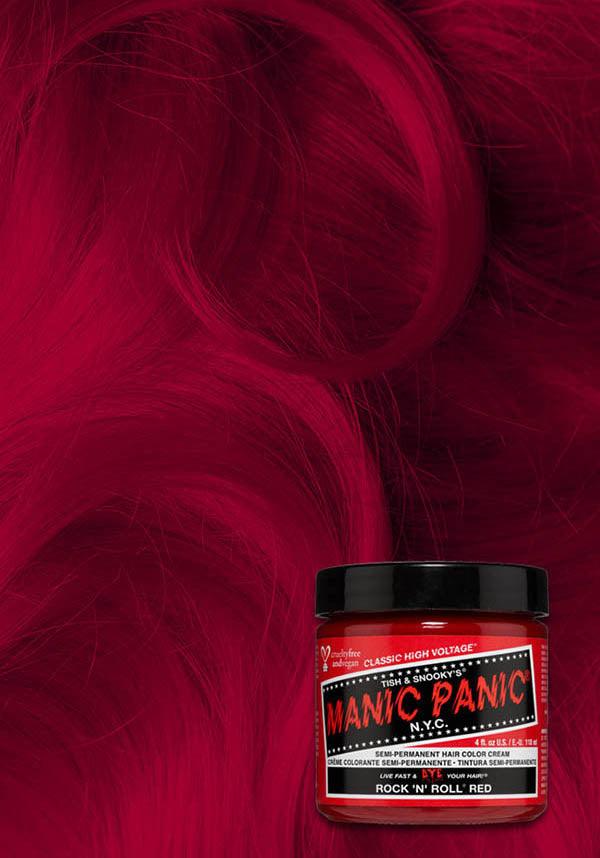 Classic Crimson Rock N' Roll Red Hair Dye