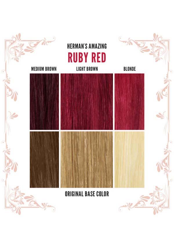 Vegan & Cruelty-Free Ruby Red Semi-Permanent Hair Colour