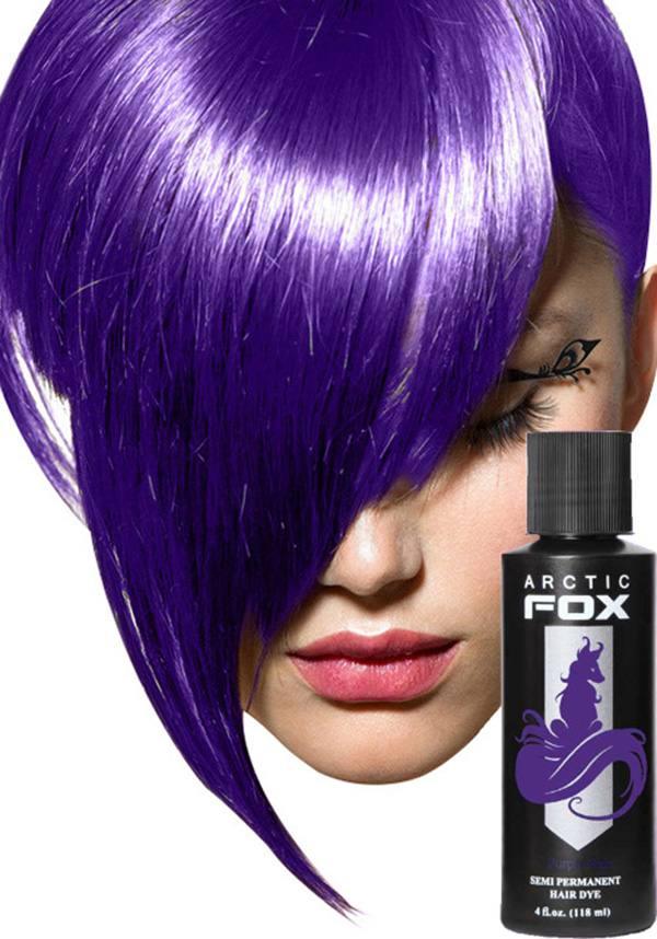 Arctic Fox Semi - Permanent Purple AF Hair Colour - 118ml Bottle