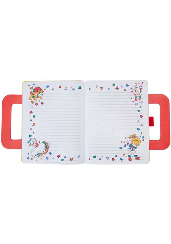Loungefly Rainbow Brite Themed Rainbow Journey Lunchbox-Style Notebook Journal