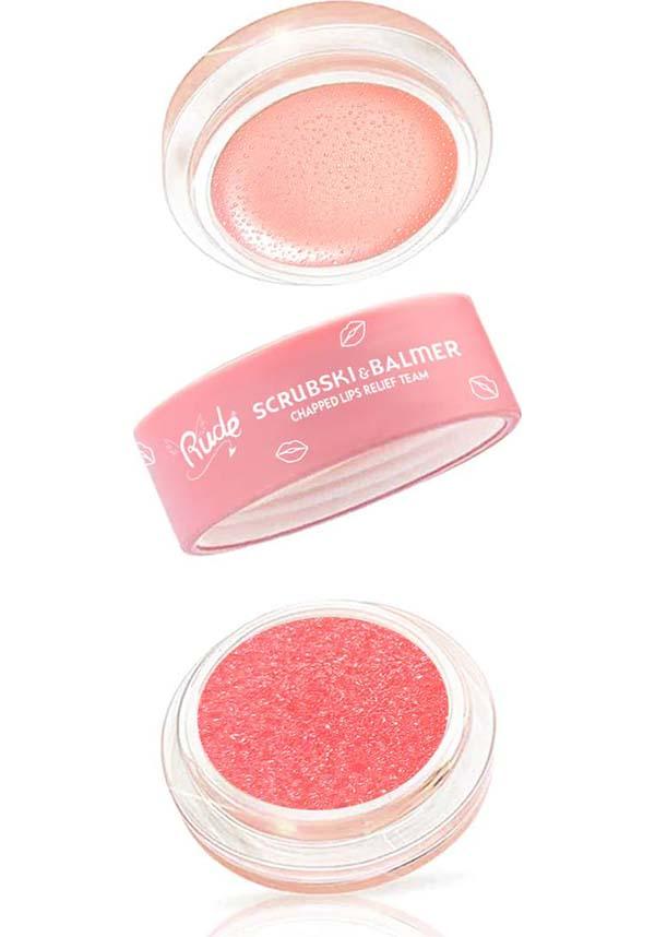 Grapefruit-Scented Scrubski & Balmer Lip Exfoliator and Balm 2-in-1 Kit