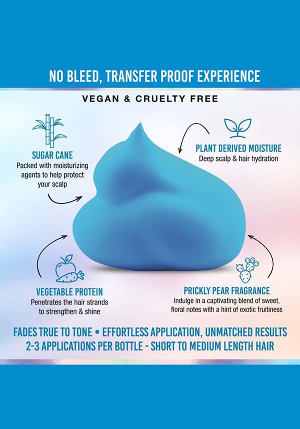 Blue Jawbreaker Foaming Hair Colour - Effortless & Nourishing