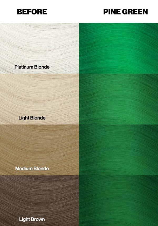 Vibrant Pine Green Semi - permanent Vegan Hair Colour