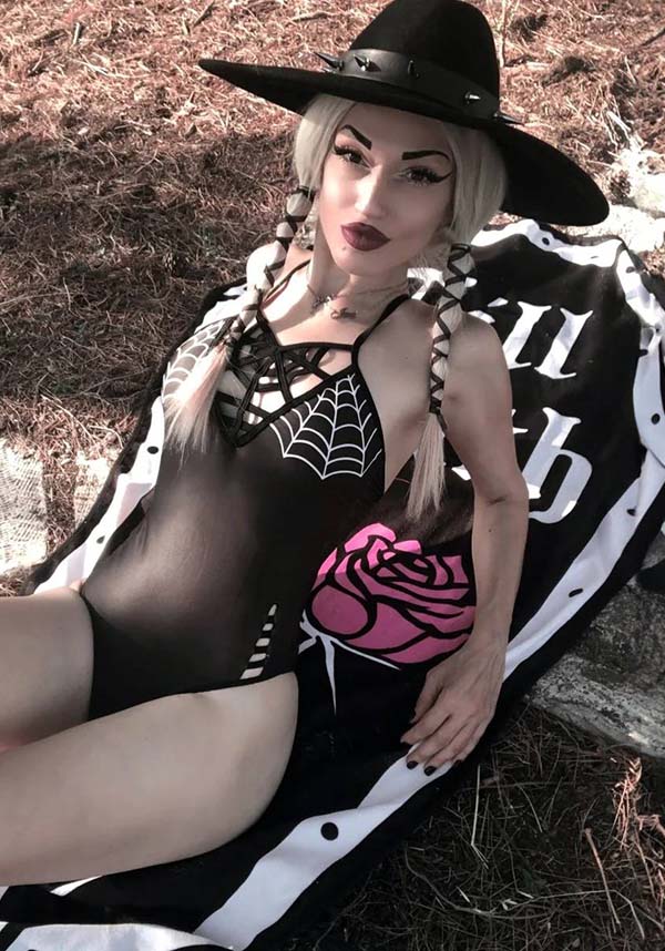 Unique Coffin Roses - Shaped Oversized Beach Towel