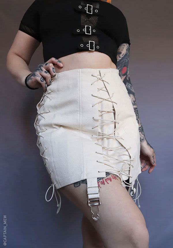 Vintage-Inspired Basilica Corset Style Women's Skirt