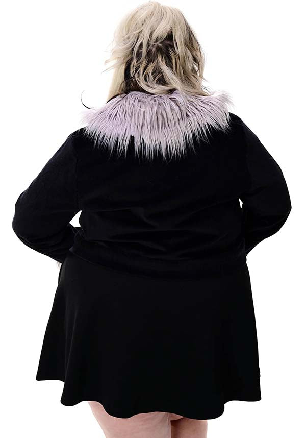 Foxblood's Stylish Bailey Corduroy Jacket in Grey and Black Shades