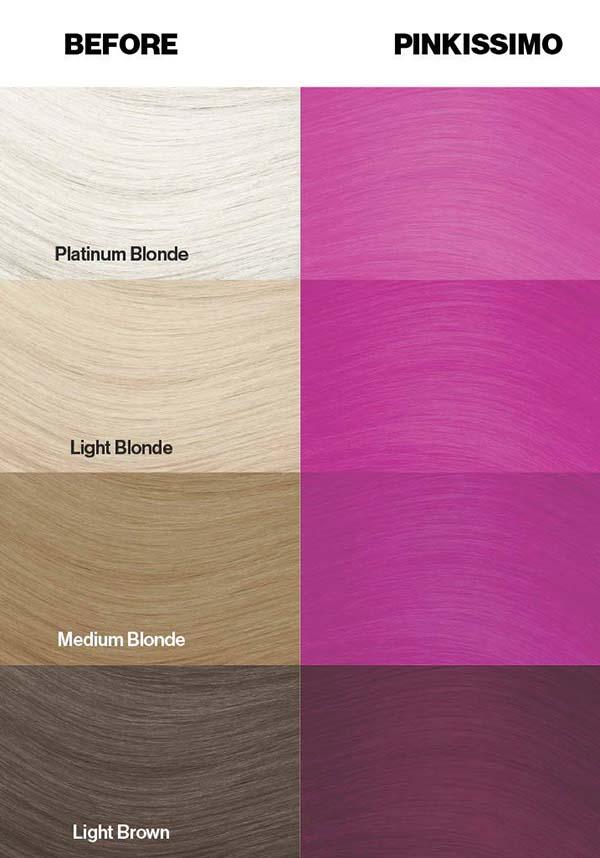 Pinkissimo Semi - permanent Hair Colour for a Vibrant Pinky - Purple Look