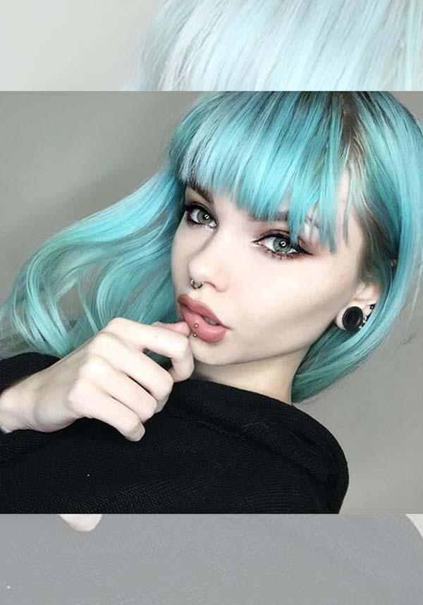 Unique Semi - Permanent Sea Witch Pastel Teal Hair Dye