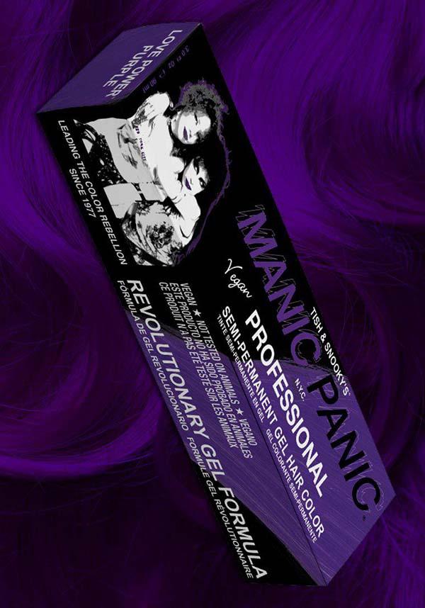 Love Power Purple Semi - Permanent Professional Gel Hair Colour for Long - lasting Vibrancy