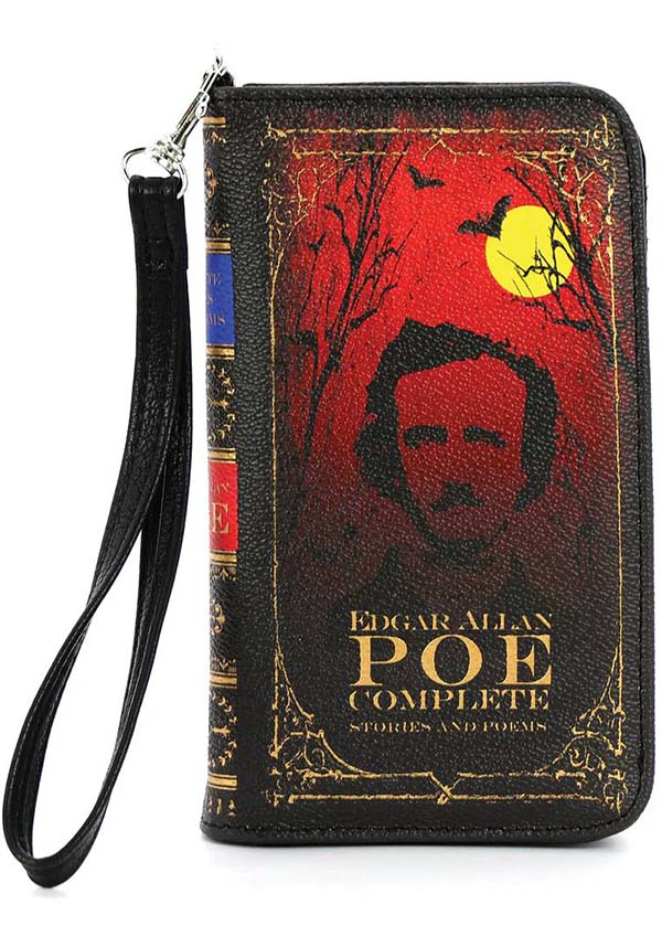 Sleepyville Critters' Vintage-Style Edgar Allan Poe Book Wallet
