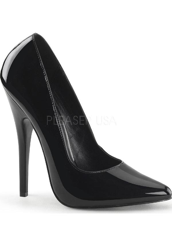 Pre - order DOMINA - 420 Patent Leather Black Stiletto Heels