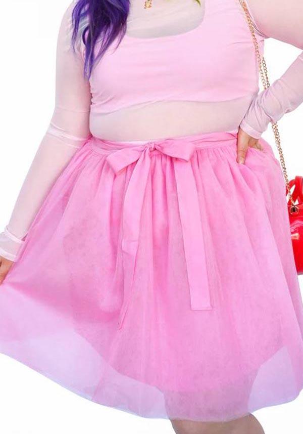 Laurel Pastel Mini Tulle Skirt with Adjustable Waist Ties