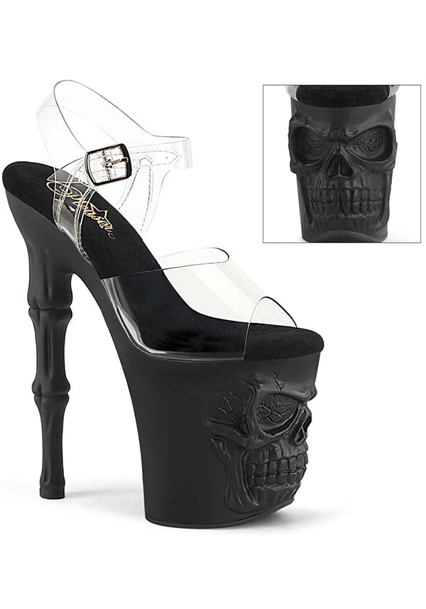 PREORDER! RAPTURE-808 Black Platform Heel Shoes for a Striking Look