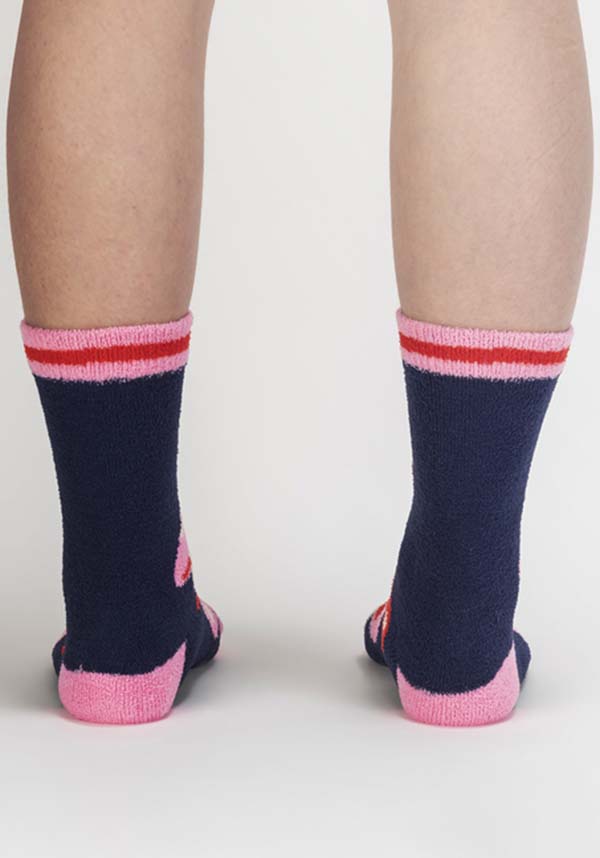 Enchanting Magic Mushroom Crew Slipper Socks for Both Genders