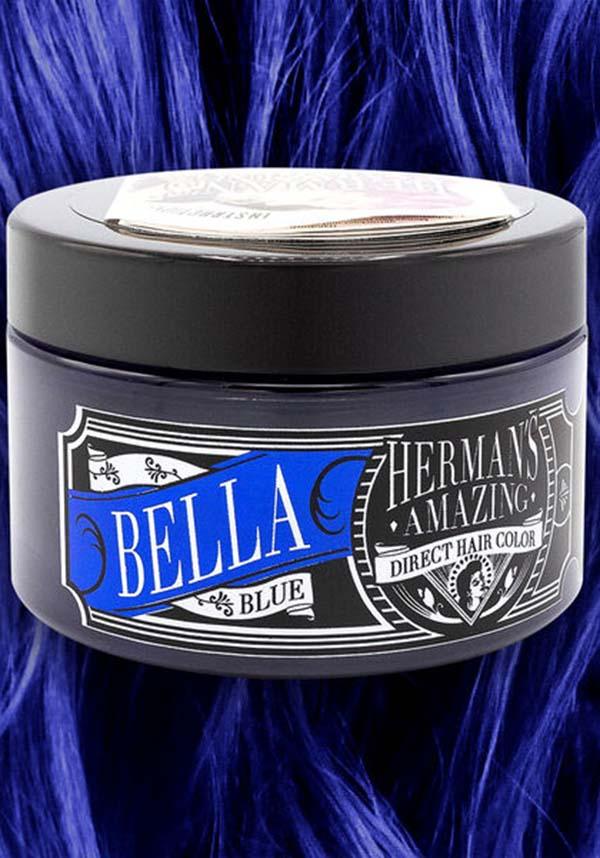 Bella Blue Semi - Permanent Vegan Hair Colour for Intense Ocean Tones