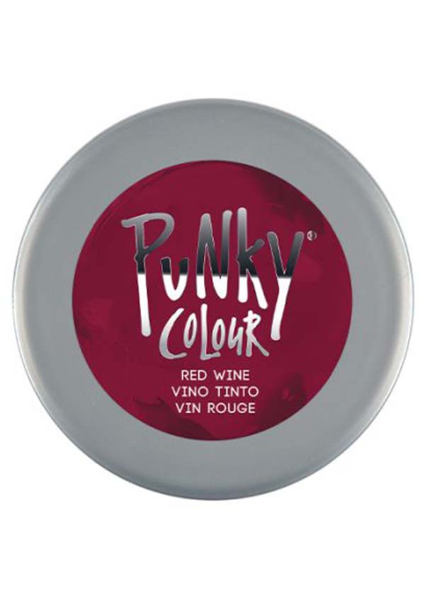 Punky Semi - Permanent Red Wine Hair Colour with Vegan Keratin