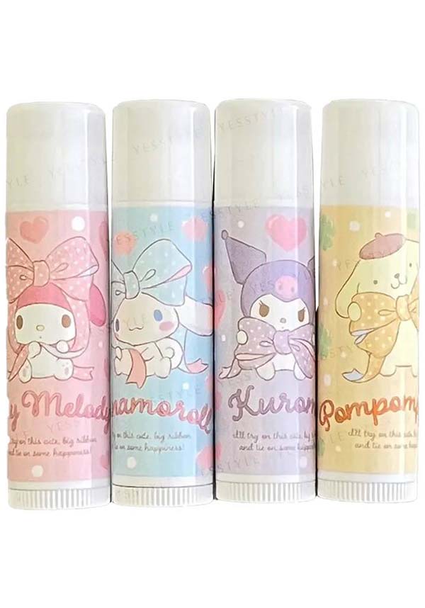Adorable Sanrio Character Lip Balm Set for Soft and Smooth Lips