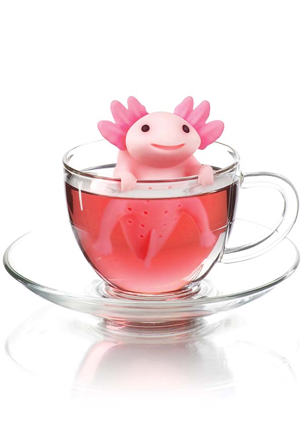 Fred's Relaxing Axolotl Tea Infuser - A Charming Way to Brew Tea