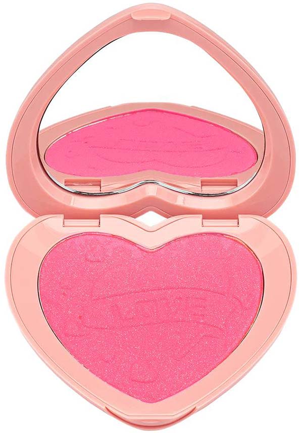 Adorable Vegan Sweet Pea Cheeky Heart Blush in Bright Pink