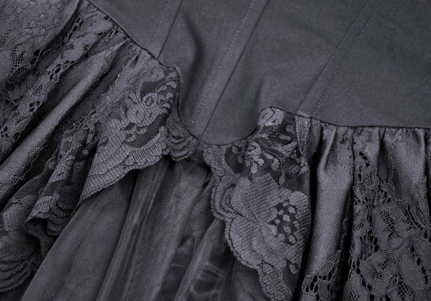 The Enchanting Fae Lace Dovetail Evening Dress