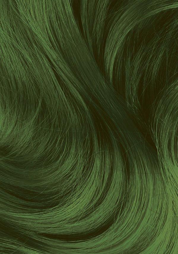 Swamp Queen Unicorn Semi - Permanent Fantasy Hair Colour in Dirty Money Green