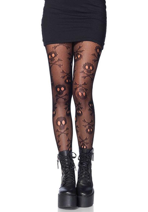 Pirate Themed Fishnet Stockings - Pirate Booty Style for Women